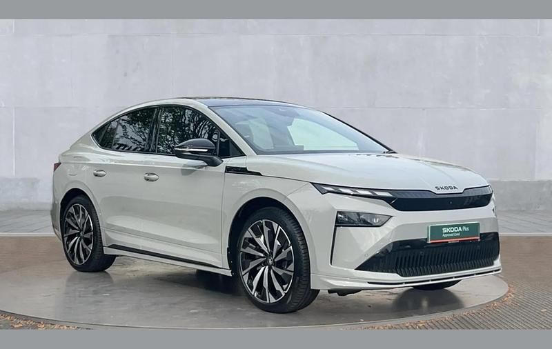 Meteor grey New 2025 Skoda Enyaq iV SportLine SUV | £43,950 - Image 1/4