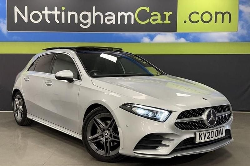 Silver Used 2020 Mercedes A180 AMG Line Premium Plus Hatchback | £17,595 (Fair price) - Image 1/1
