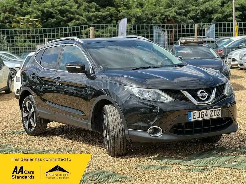 Used Nissan Qashqai N-TEC 2014 Black SUV