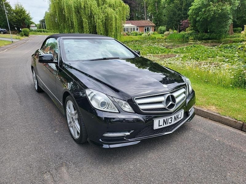 Used Mercedes E250 2013 Black Cabriolet