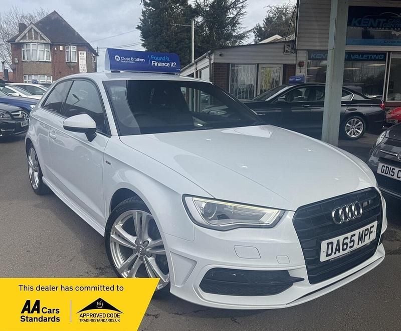 Used Audi A3 S-Line 150 HP (110 kW) 2015 White Hatchback