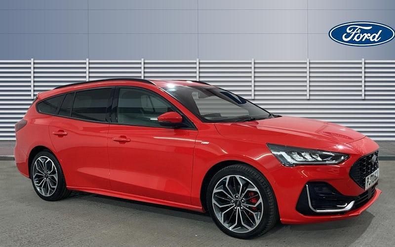 Red Used 2022 Ford Focus ST-Line Estate | £18,896 (A bit pricey) - Image 1/4
