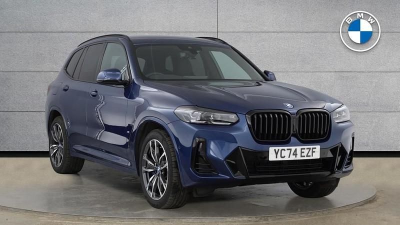 Blue Used 2024 BMW X3 M Sport SUV | £41,850 (Fair price) - Image 1/4