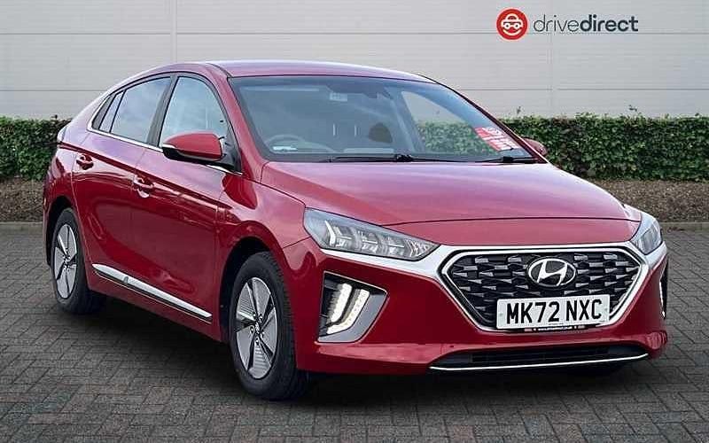 Red Used 2021 Hyundai Ioniq Premium Sedan | £15,849 (Fair price) - Image 1/4