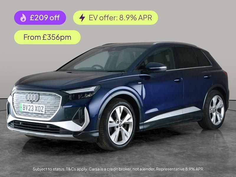 Used Audi Q4 e-tron S-Line 150 kW (204 HP) 2023 Blue SUV