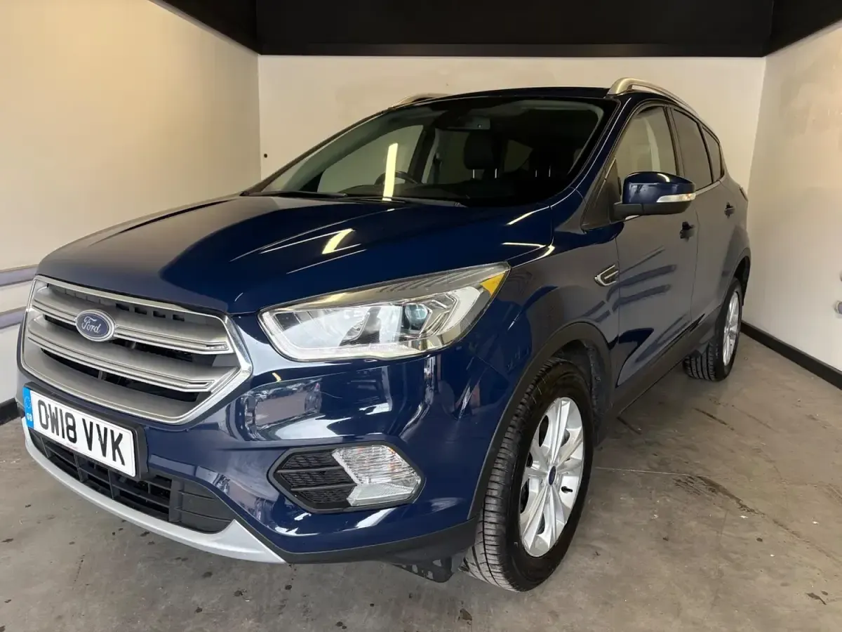 Used Ford Kuga Titanium 120 HP (88 kW) 2018 Blue SUV