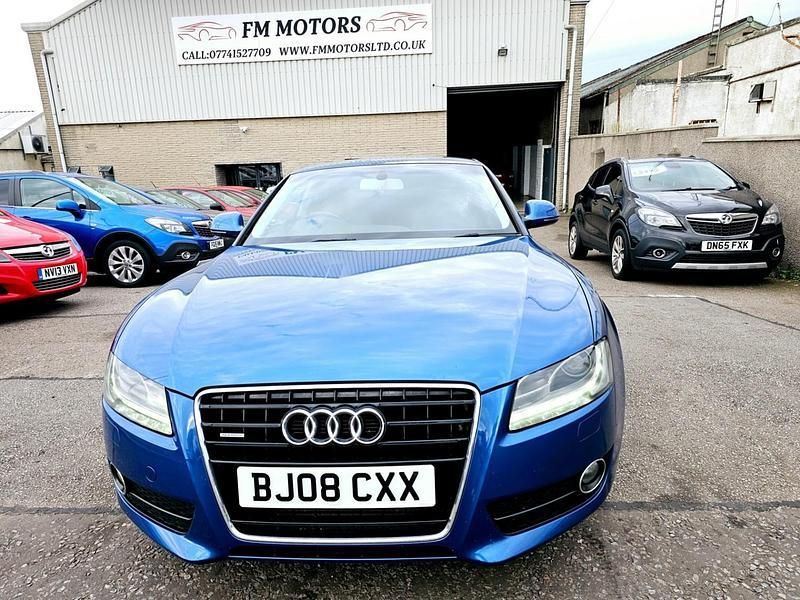 Blue Used 2008 Audi A5 Sport Coupe | £3,795 (Good price) - Image 1/4