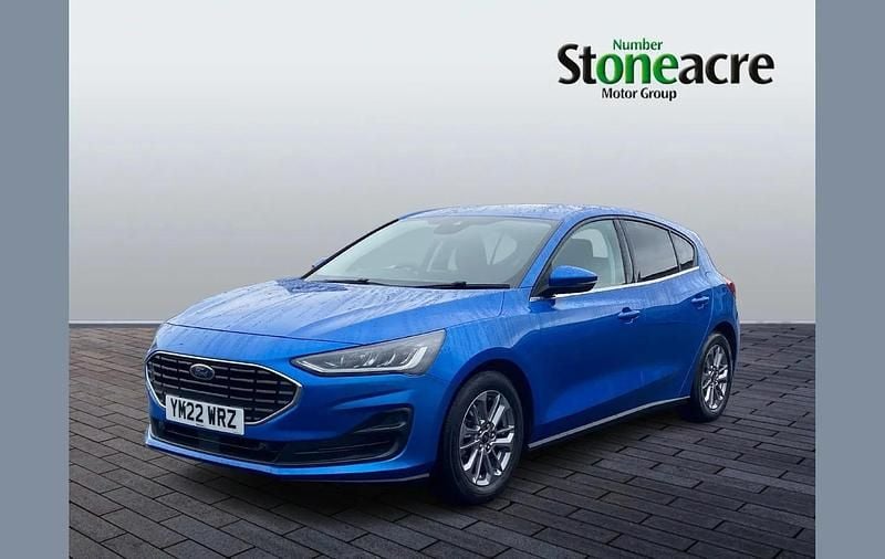 Used Ford Focus Style 125 HP (91 kW) 2022 Blue Hatchback