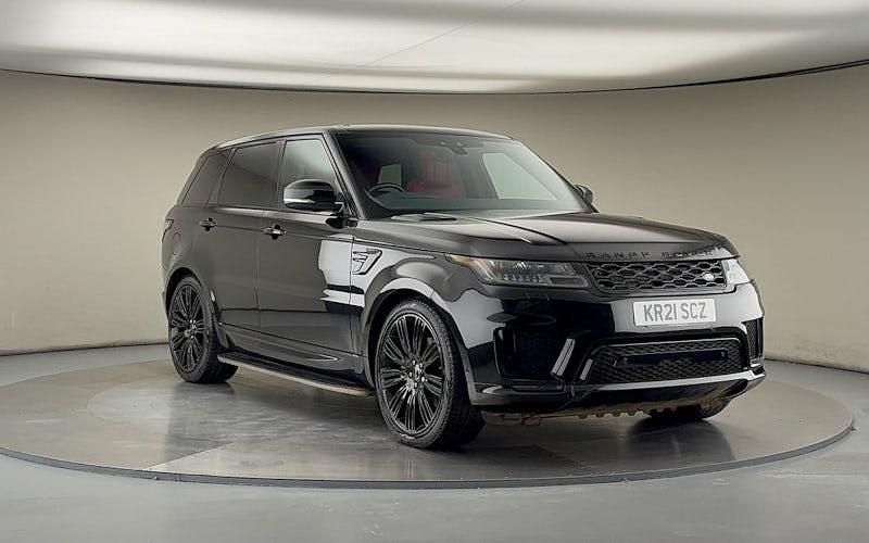 Santorini black Used 2021 Land Rover Range Rover Sport Autobiography Dynamic SUV | £38,700 (A bit pricey) - Image 1/4