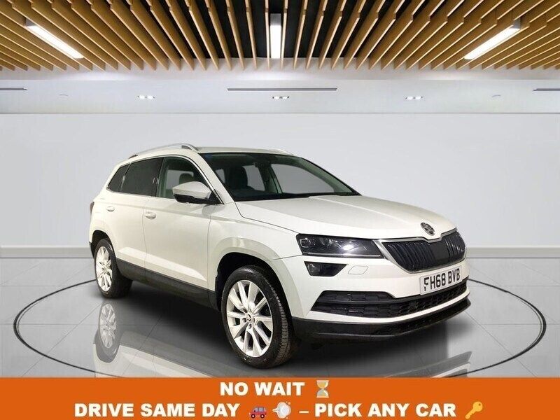 White Used 2019 Skoda Karoq SE L SUV | £13,149 (Fair price) - Image 1/3