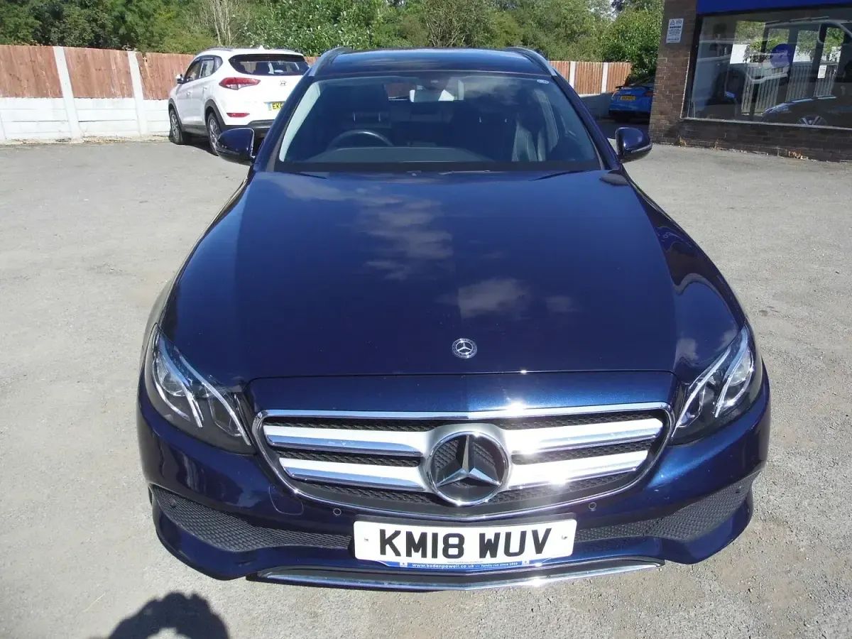 Used Mercedes E220 Premium 2018 Blue Estate