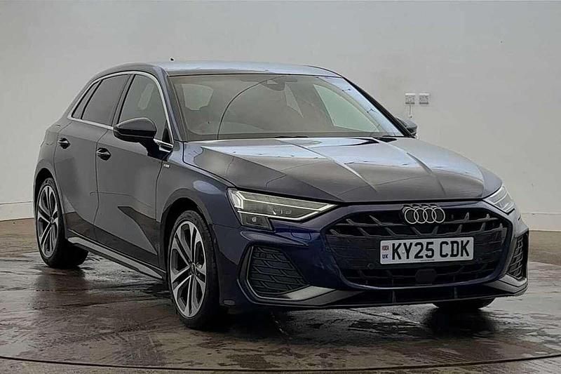 Blue Used 2025 Audi A3 S-Line Hatchback | £29,740 (A bit pricey) - Image 1/4