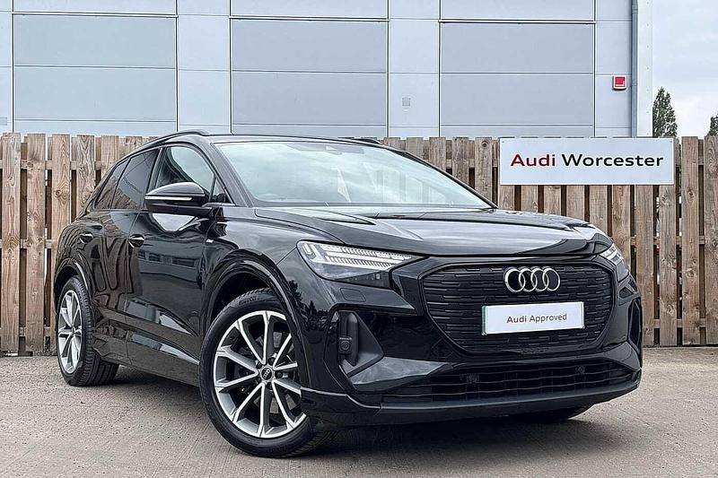 Mythos black Used 2023 Audi Q4 e-tron Comfort SUV | £30,950 (Expensive) - Image 1/4