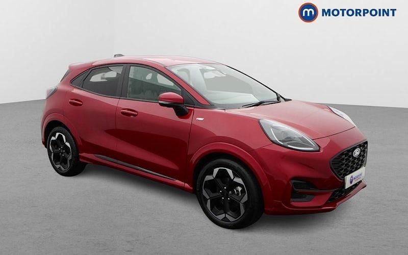 Red Used 2025 Ford Puma ST-Line X Hatchback | £21,899 (Fair price) - Image 1/4