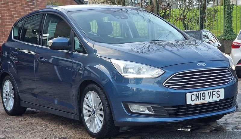 Begagnad Ford C-MAX Titanium 120 HK (88 kW) 2019 Blå Minibuss