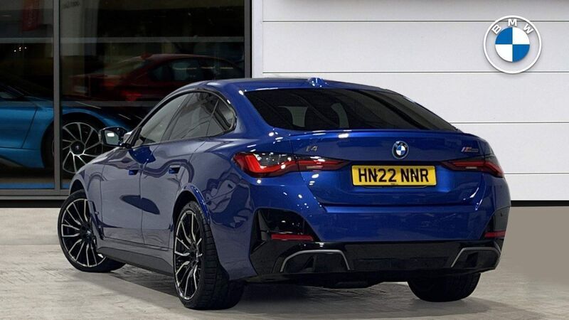 Used BMW i4 M Sport 400 kW (544 HP) 2022 Blue Sedan