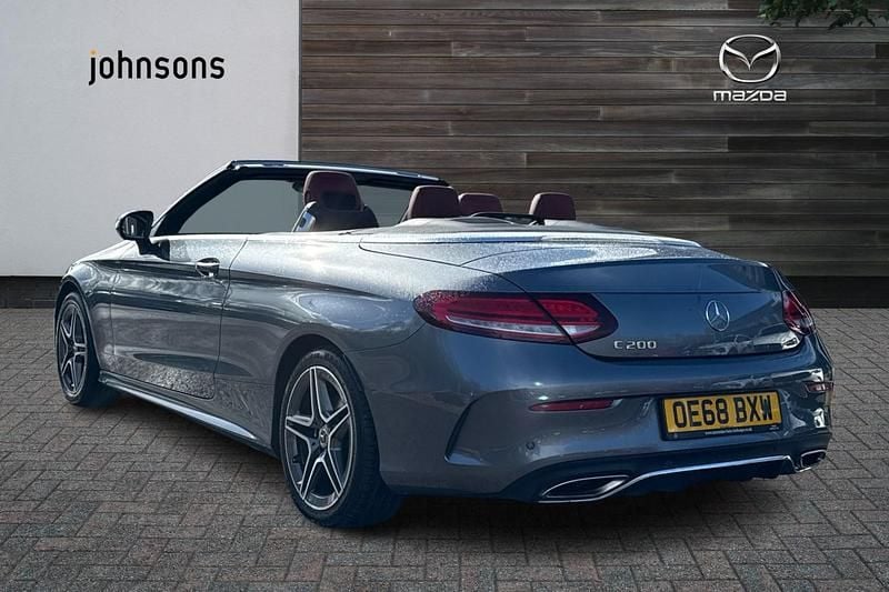Used Mercedes C200 AMG Line Premium 180 HP (132 kW) 2018 Grey Cabriolet