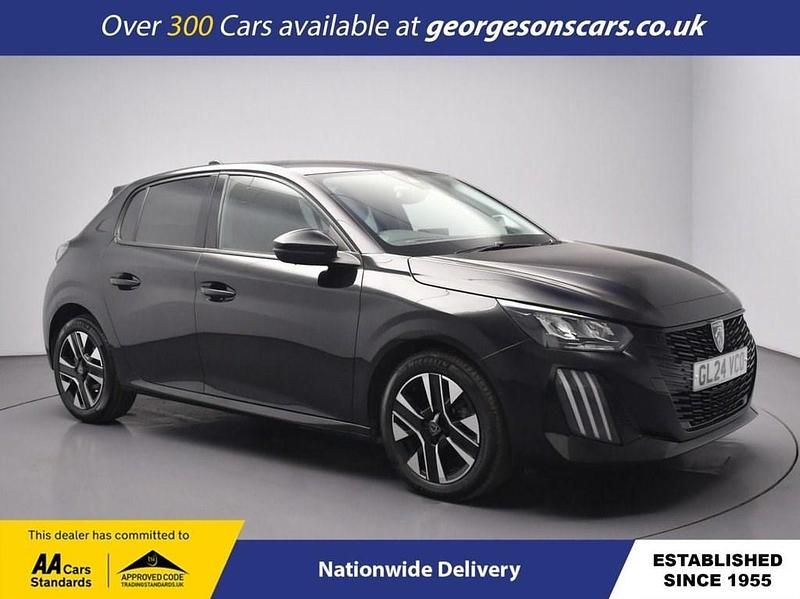 Used Peugeot 208 Allure 100 HP (73 kW) 2024 Black Hatchback
