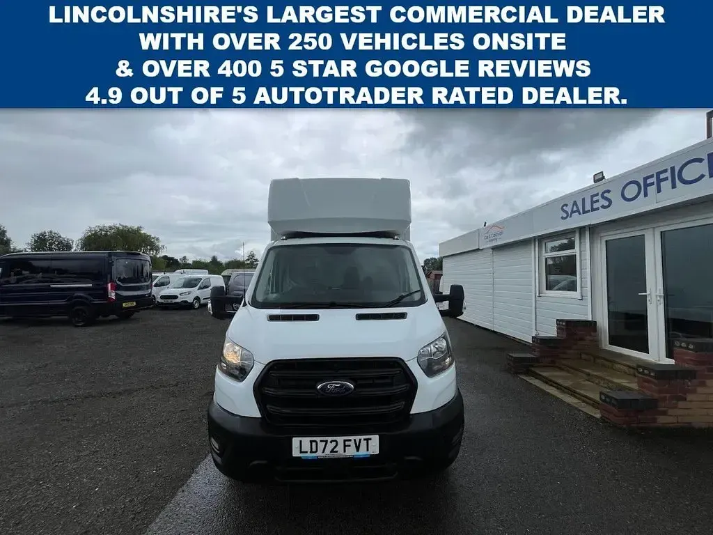 Used Ford Transit S 130 HP (95 kW) 2022 White Cabriolet