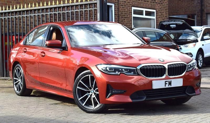 Used BMW 320 Sport Line 2021 Orange Sedan