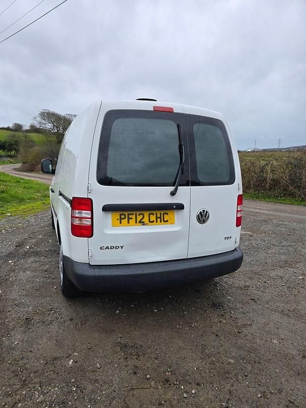 Used VW Caddy 102 HP (75 kW) 2012 White MPV