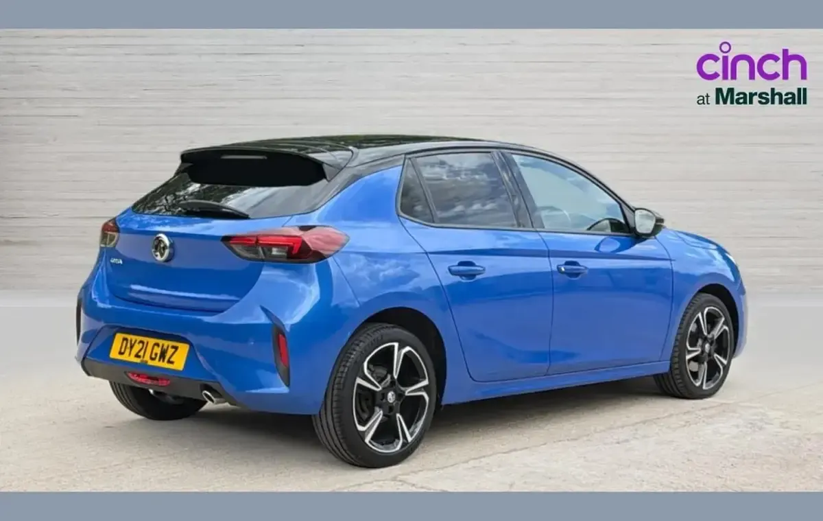Used Vauxhall Corsa SRi 99 HP (72 kW) 2021 Blue Hatchback