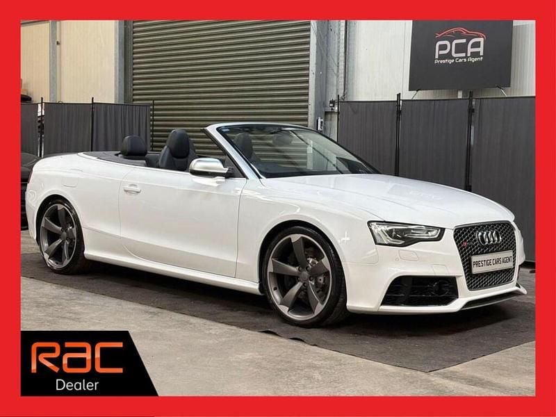 Used Audi RS5 Performance 450 HP (330 kW) 2014 White Cabriolet