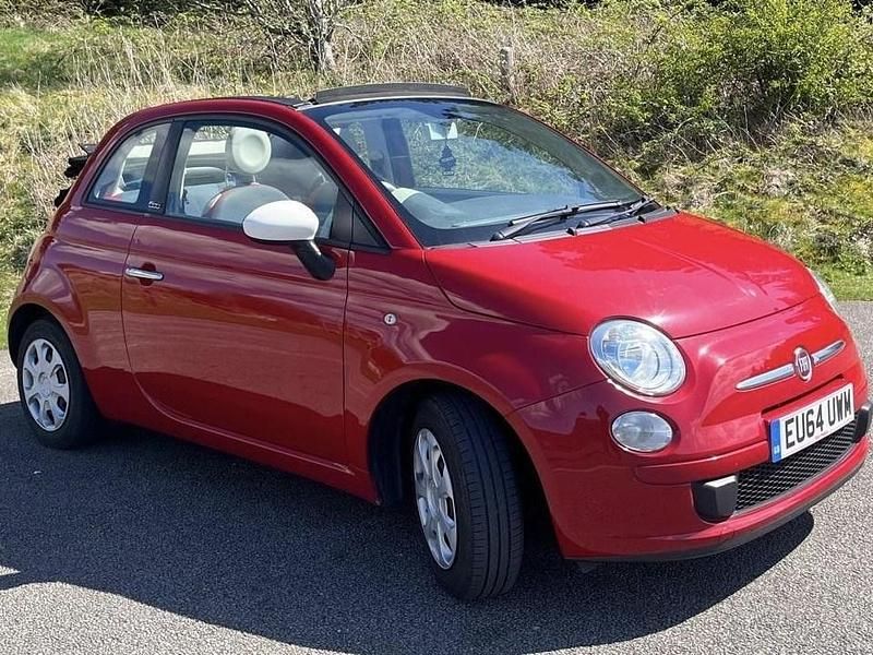Used Fiat 500 2014 Red Cabriolet