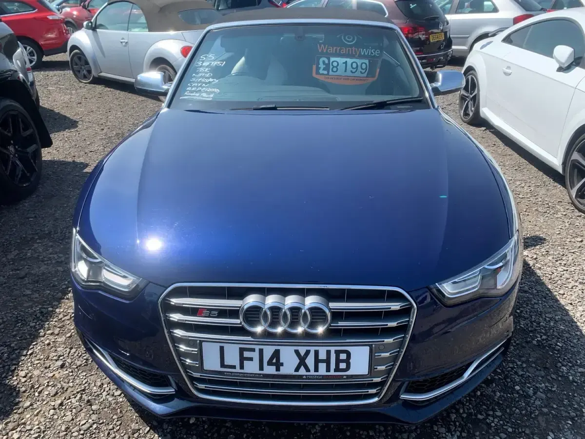 Used Audi A5 Cabriolet 272 HP (200 kW) 2014 Blue Cabriolet