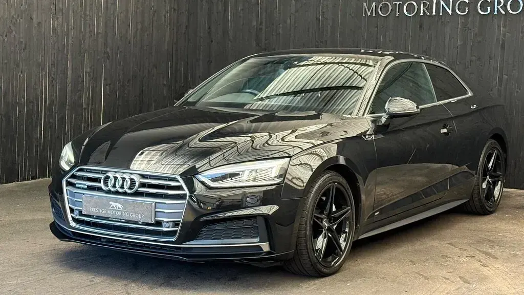 Used Audi A5 S-Line 190 HP (139 kW) 2017 Black Coupe