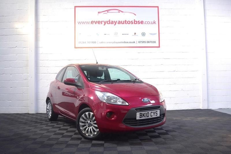 Used Ford Ka Zetec 69 HP (50 kW) 2010 Red Hatchback