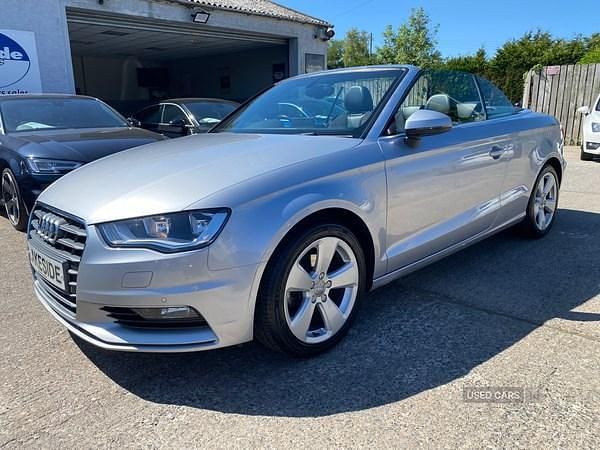 Silver Used 2015 Audi A3 Cabriolet Sport Cabriolet | £9,995 (Fair price) - Image 1/4