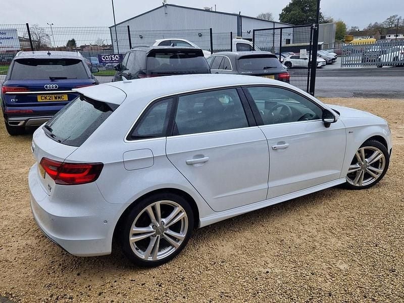 Used Audi A3 S-Line 2015 White Hatchback