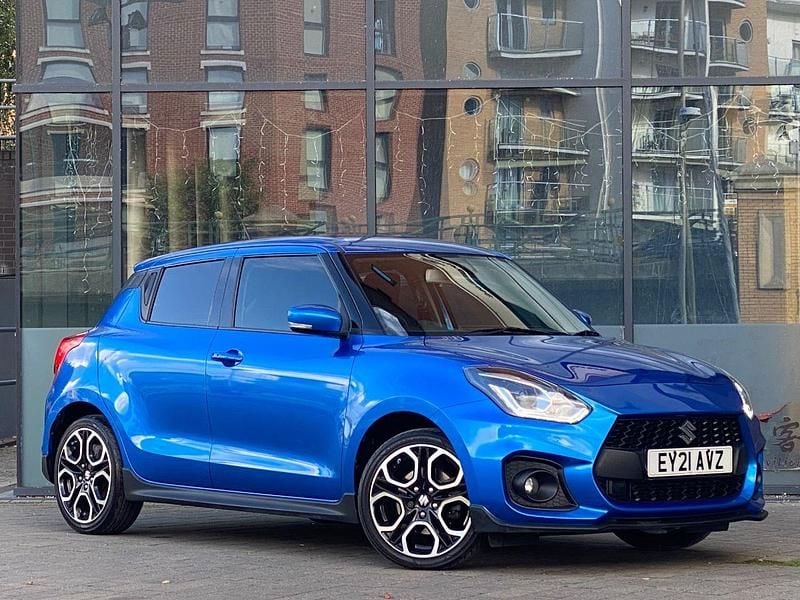 Blue Used 2021 Suzuki Swift Sport Hatchback | £13,990 (Fair price) - Image 1/4