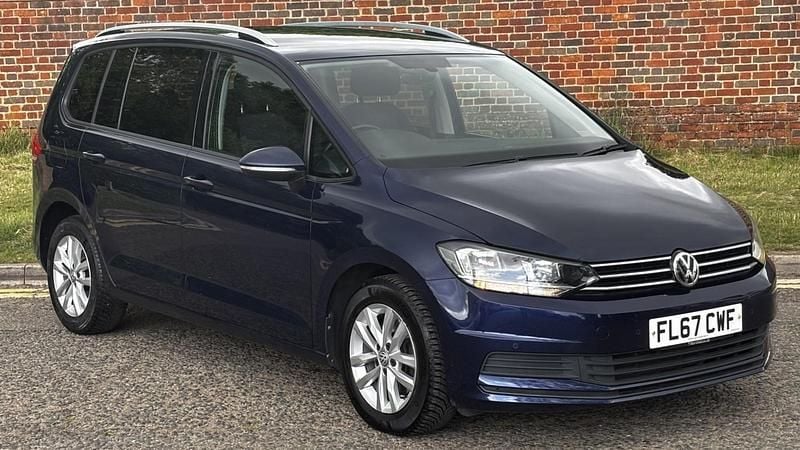 Blue Used 2018 VW Touran SE MPV | £13,999 (Good price) - Image 1/4