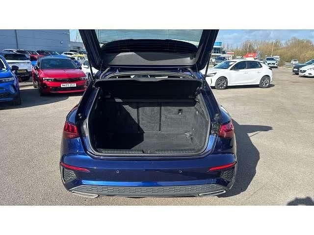 Used Audi A3 S-Line 110 HP (80 kW) 2023 Blue Sedan