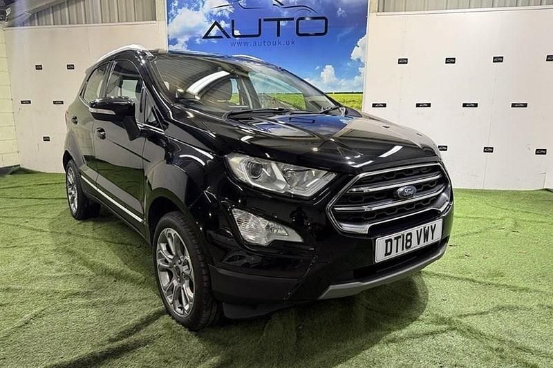 Used Ford Ecosport Titanium 125 HP (91 kW) 2018 Black SUV