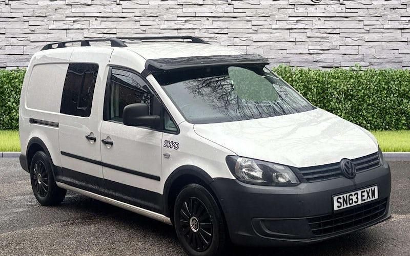 Used VW Caddy Startline 102 HP (75 kW) 2013 White MPV