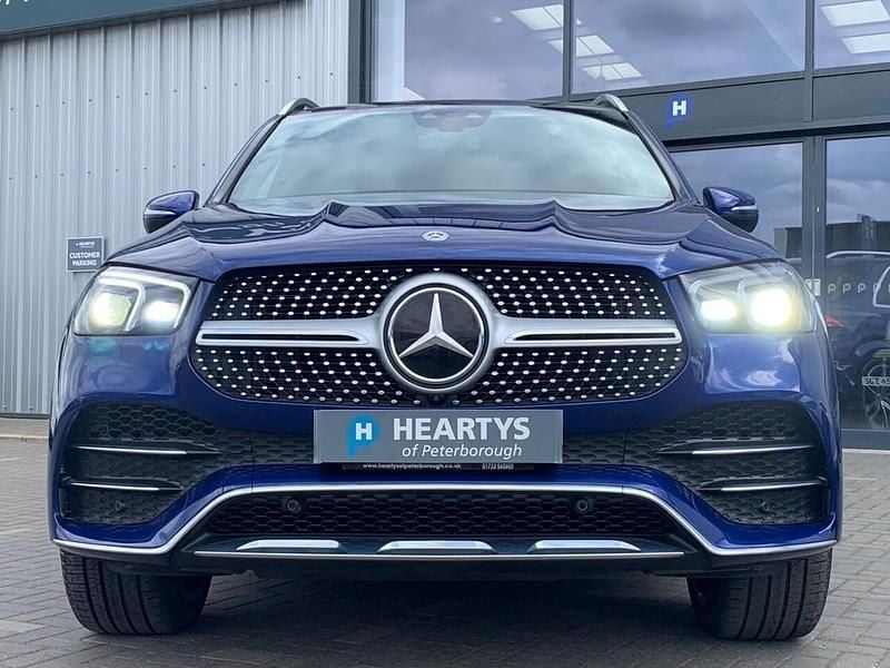Used Mercedes GLE400 AMG line 326 HP (239 kW) 2019 Blue Estate