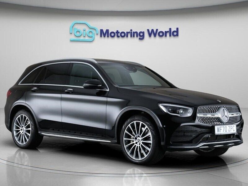 Black Used 2020 Mercedes GLC300 AMG Line Premium Estate | £22,900 (A bit pricey) - Image 1/4