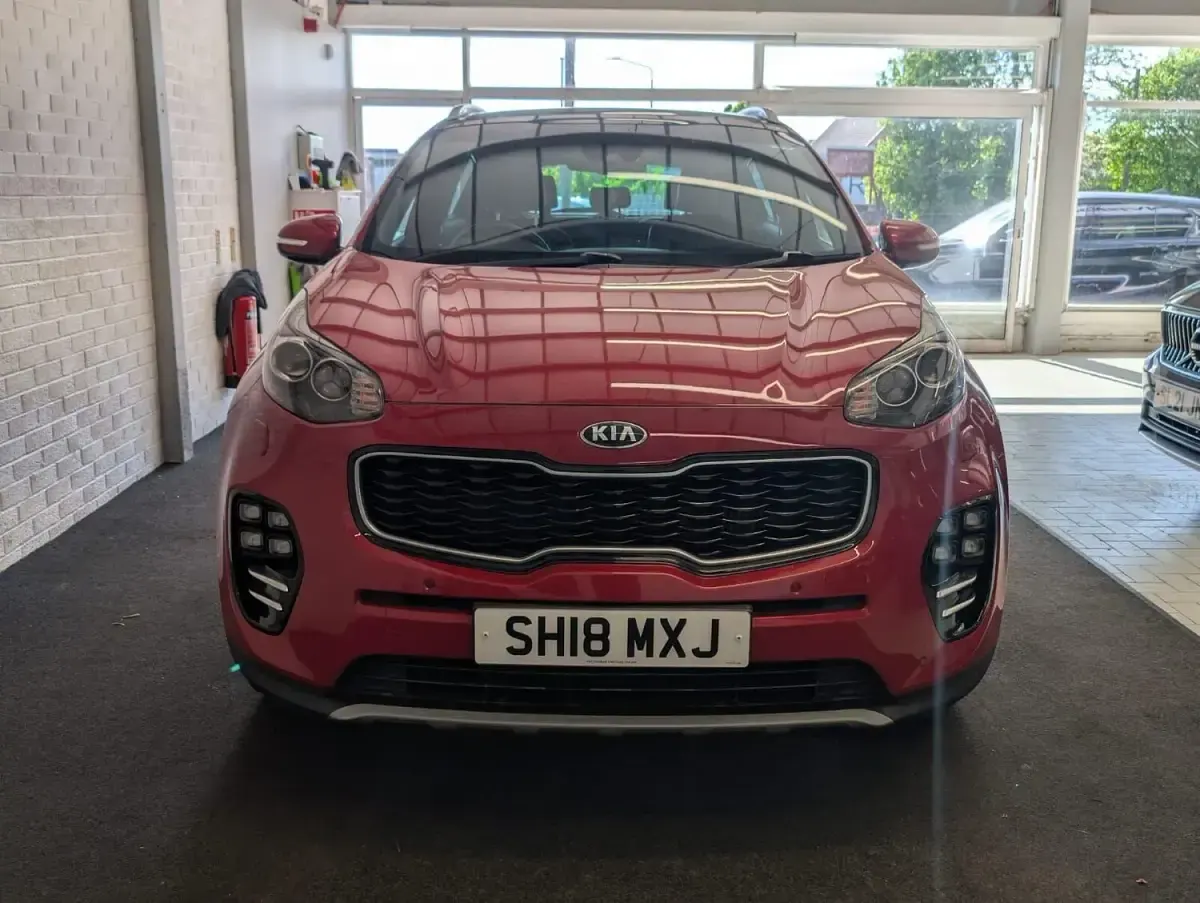 Used Kia Sportage GT-Line S 177 HP (130 kW) 2018 Red SUV