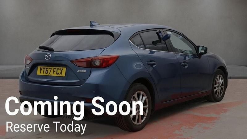 Begagnad Mazda 3 121 HK (88 kW) 2017 Blå Halvkombi