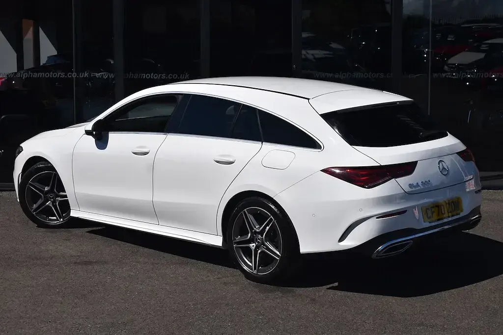 Used Mercedes CLA200 AMG line 2020 White Estate