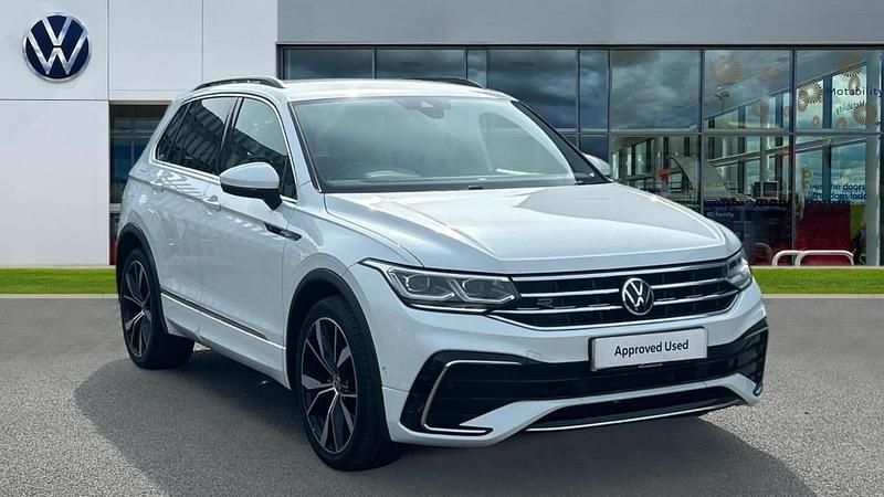 Used VW Tiguan R-line 150 HP (110 kW) 2021 White SUV