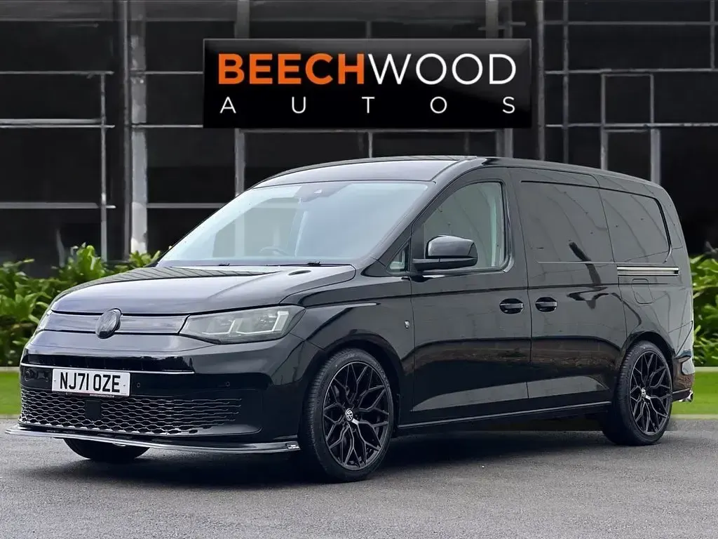 Used VW Caddy S 102 HP (75 kW) 2021 Black MPV