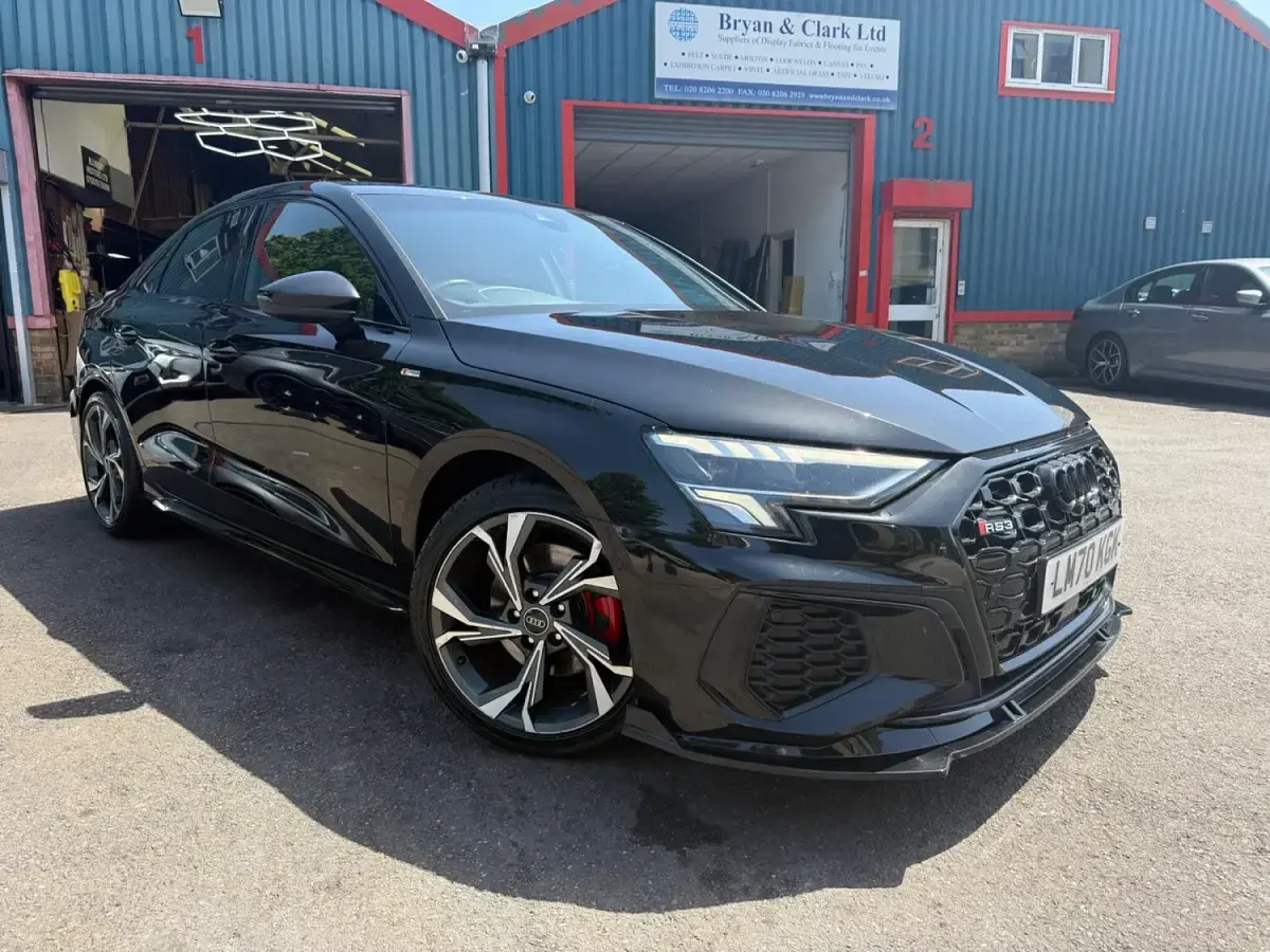 Used Audi A3 S-Line 150 HP (110 kW) 2020 Black Sedan