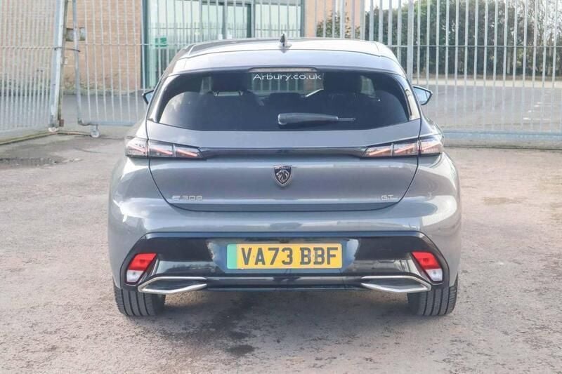 Grey Used 2024 Peugeot e-308 GT Hatchback | £23,442 (Super price) - Image 1/4