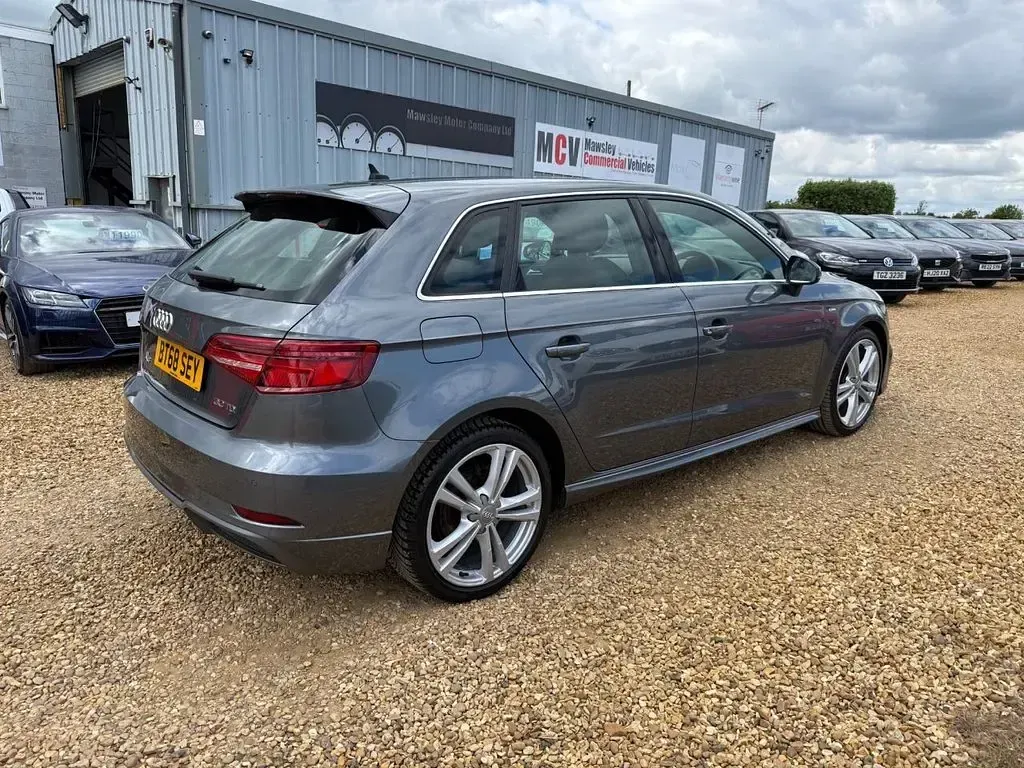 Used Audi A3 Sportback S-Line 116 HP (85 kW) 2018 Grey Hatchback