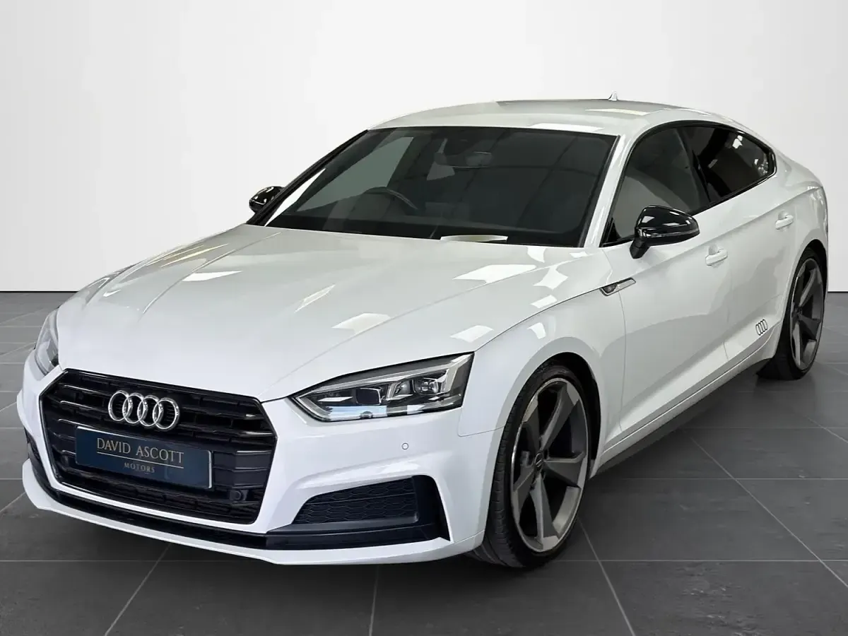 Used Audi A5 Sportback Black Edition 2019 White Hatchback