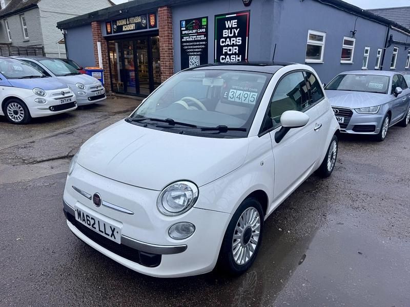 Used Fiat 500 Lounge 2012 White Hatchback